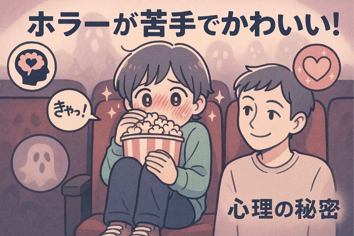 ホラーが苦手な人の反応がかわいいと感じる心理の秘密